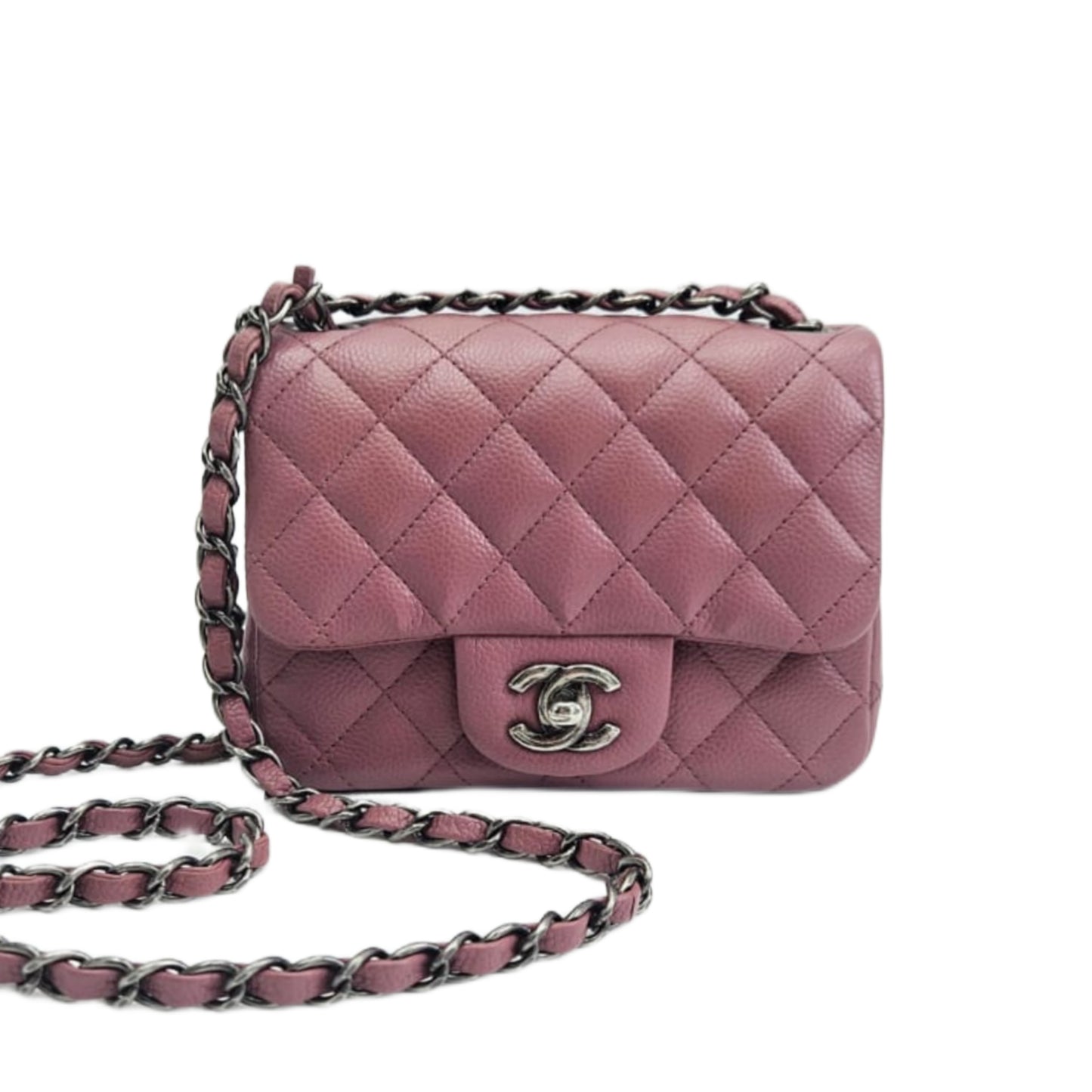 Chanel Timeless Mini Square Classic Flap in Caviar Leather