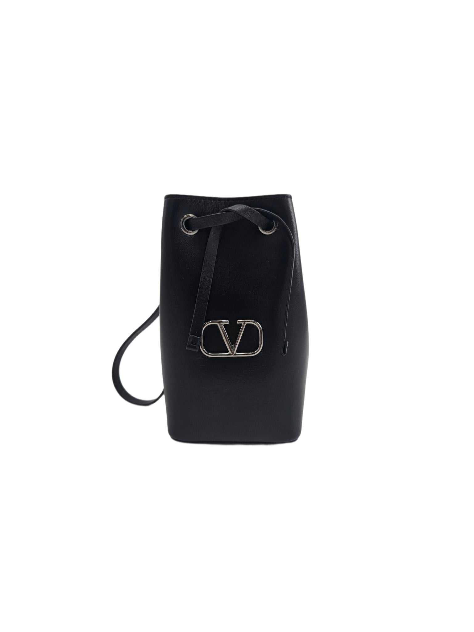 Valentino VLogo Wristlet Bucket Bag