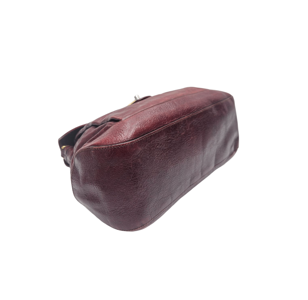 Dolce & Gabanna Glossy Leather Miss Lantana Top Handle Bag