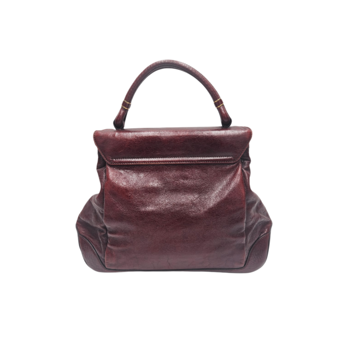 Dolce & Gabanna Glossy Leather Miss Lantana Top Handle Bag