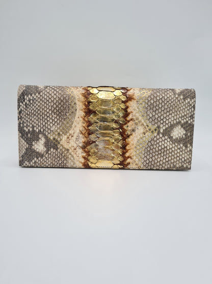 Christian Dior Python Chain Clutch