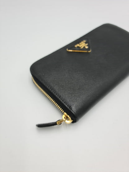 Prada Large Saffiano Leather Wallet