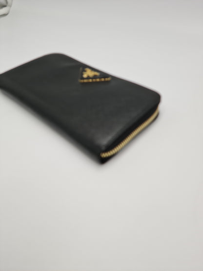 Prada Large Saffiano Leather Wallet