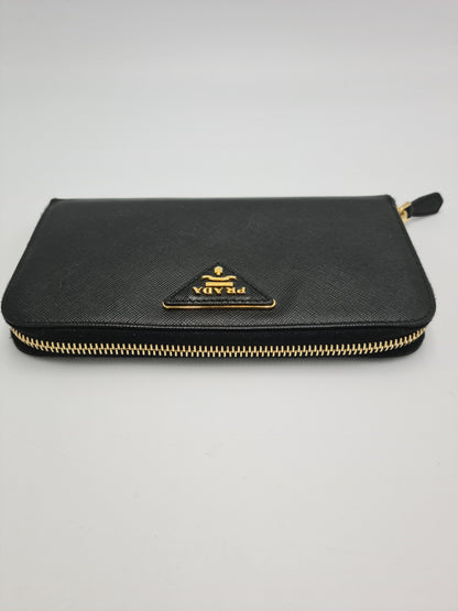 Prada Large Saffiano Leather Wallet