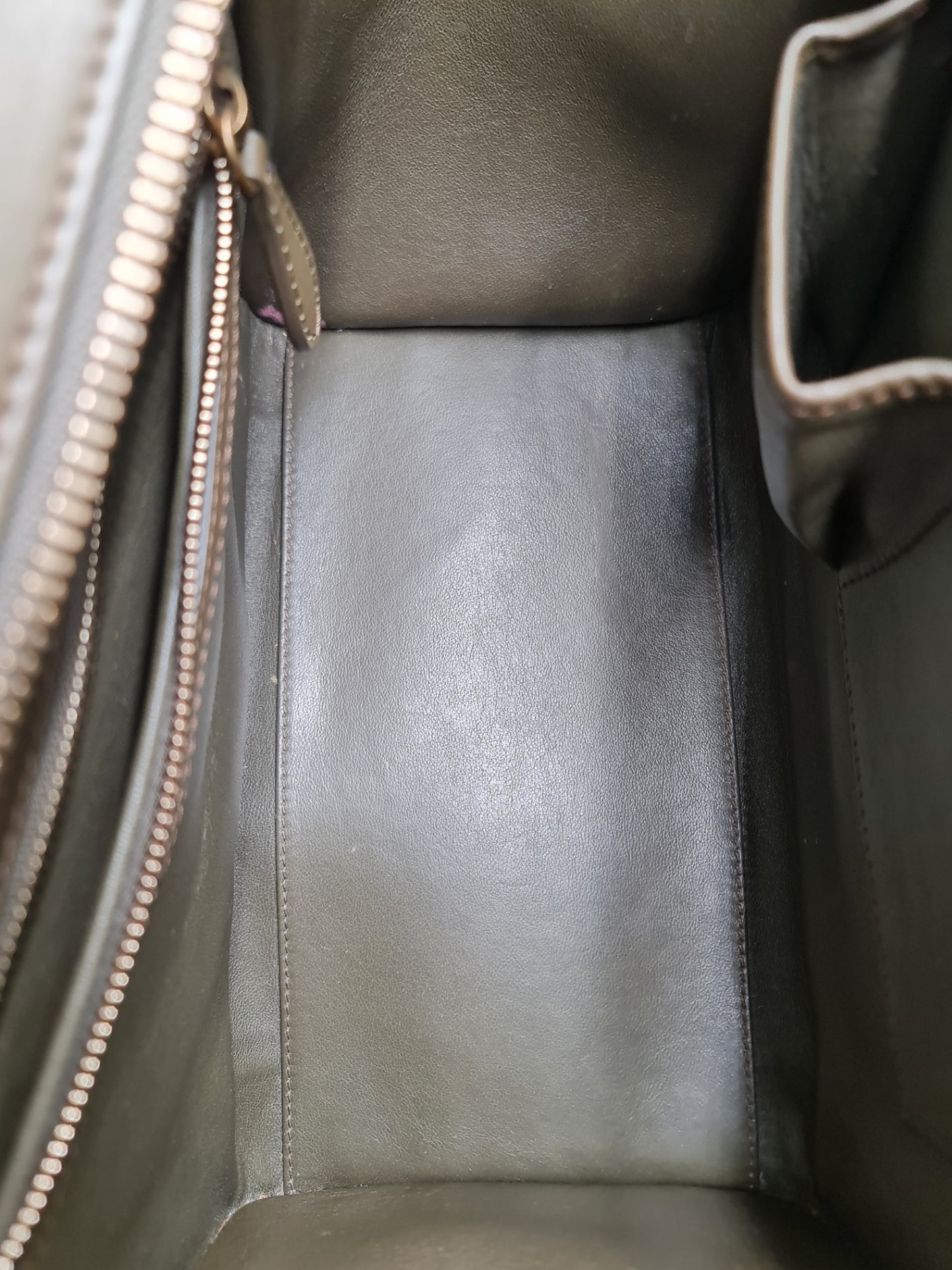 Celine Leather Medium Phantom Luggage Tote