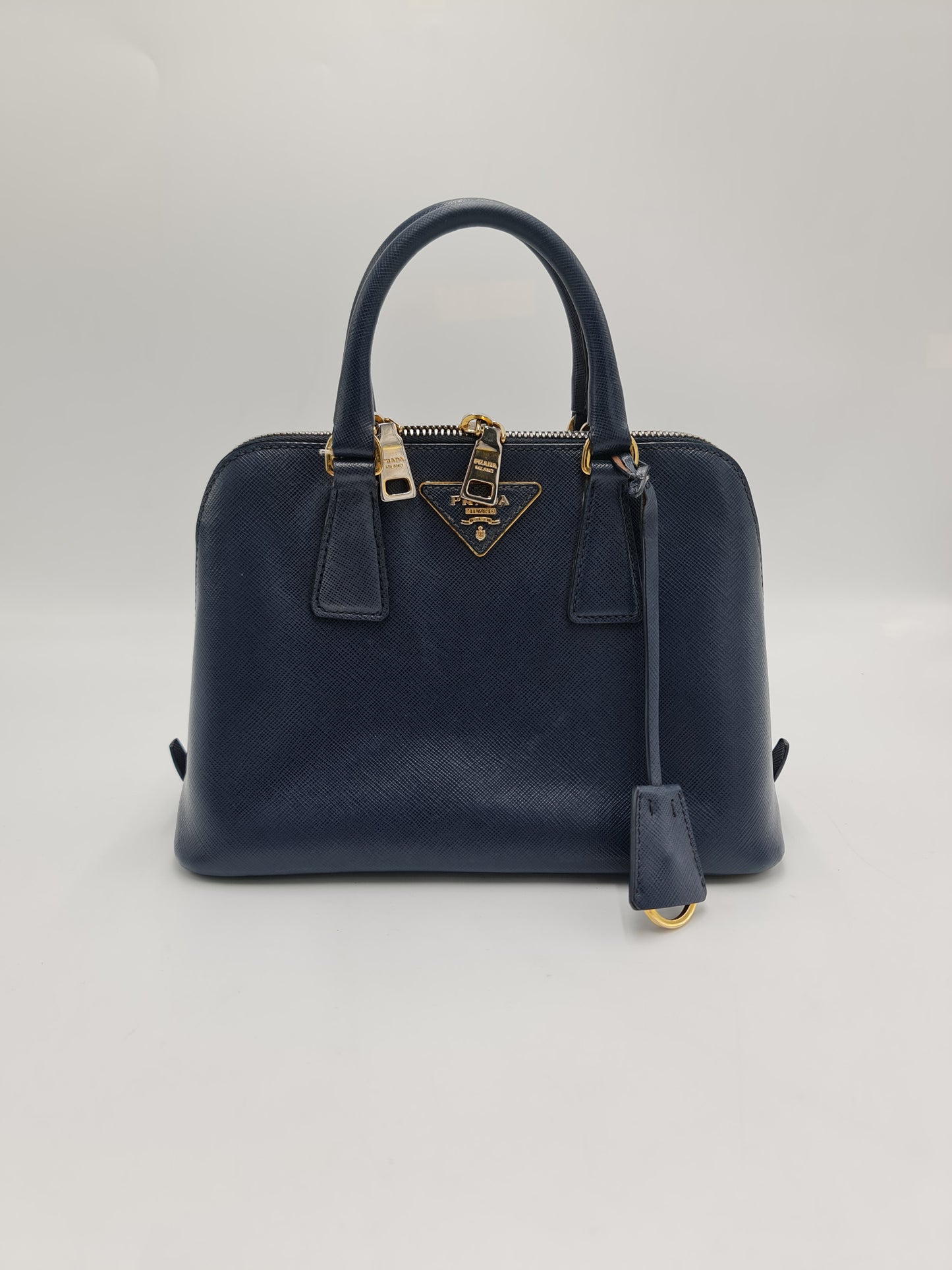 Prada Saffiano Lux Leather Small Promenade Satchel