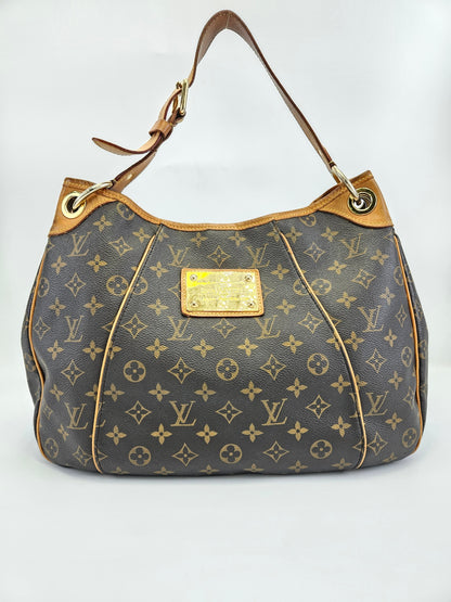 Louis Vuitton Monogram Canvas and Leather Galliera PM Bag