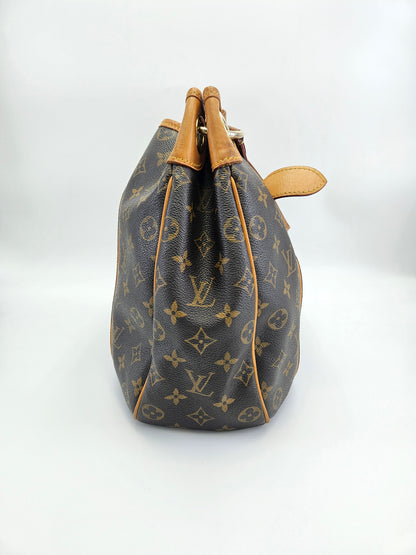 Louis Vuitton Monogram Canvas and Leather Galliera PM Bag