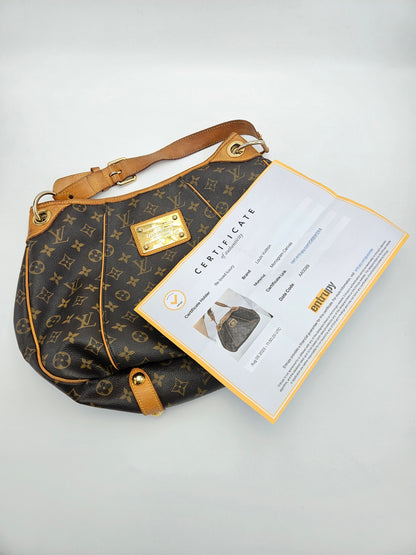 Louis Vuitton Monogram Canvas and Leather Galliera PM Bag