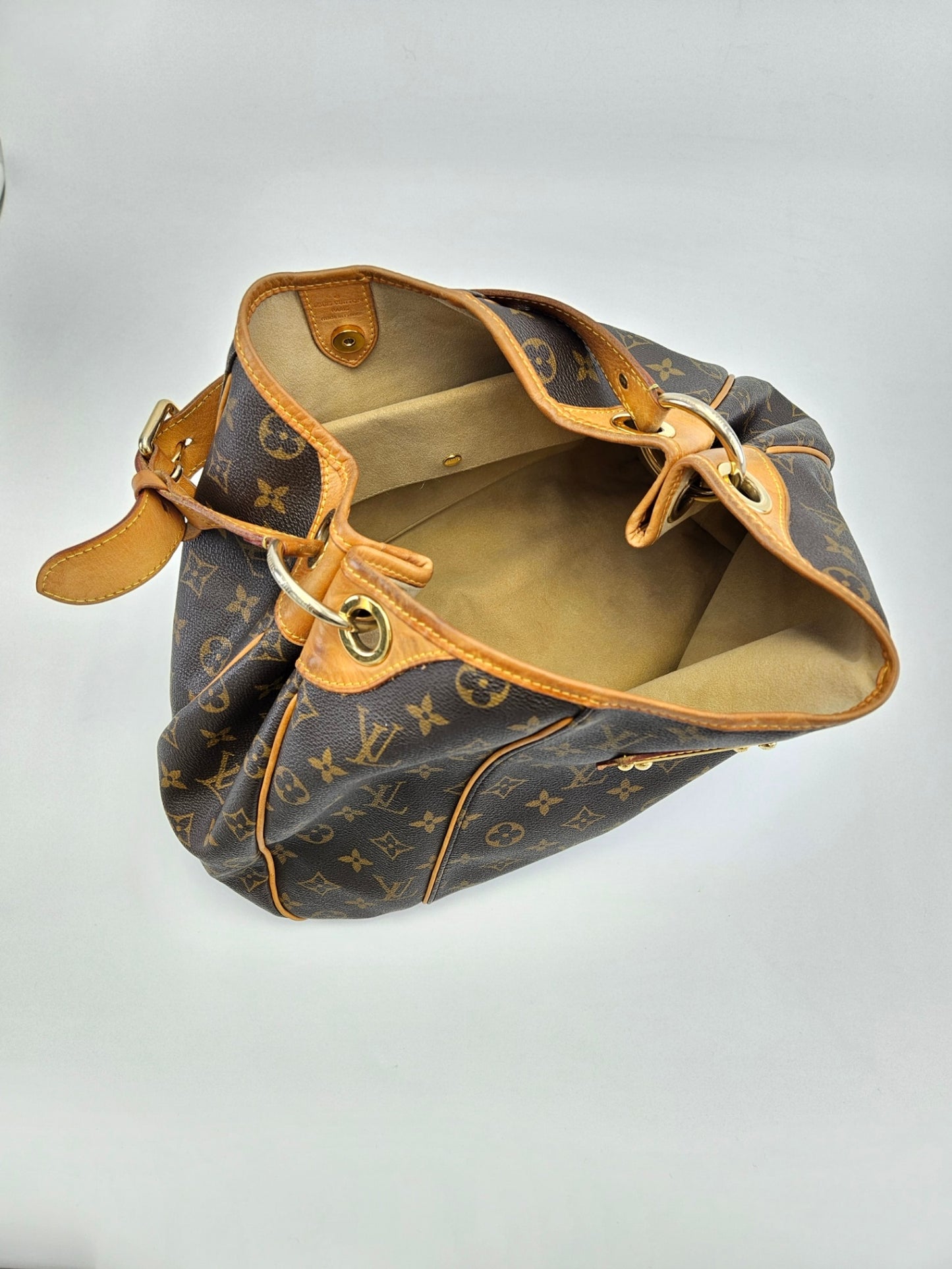 Louis Vuitton Monogram Canvas and Leather Galliera PM Bag