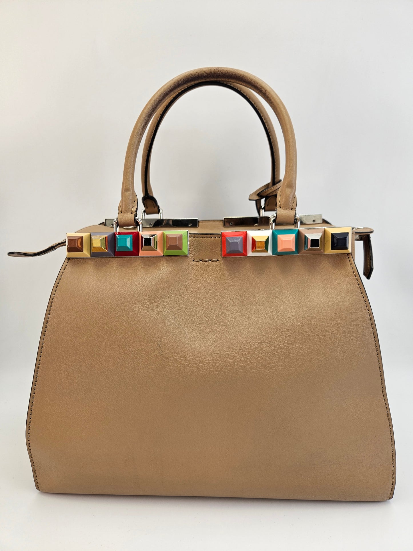 Fendi 3 Jour Tote Leather Bag