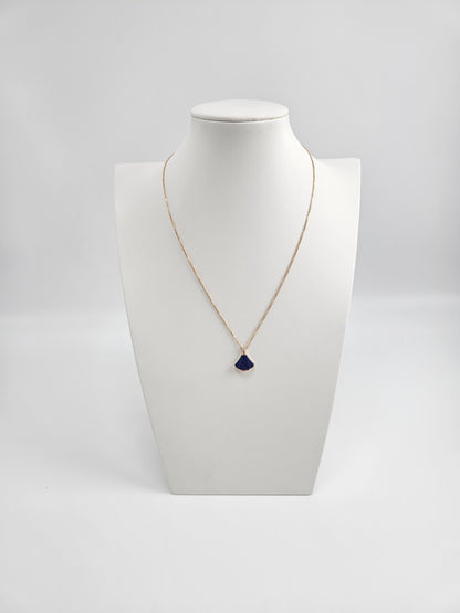 Bvlgari Divas' Dream Diamond Lapis Lazuli 18K Rose Gold Pendant Necklace