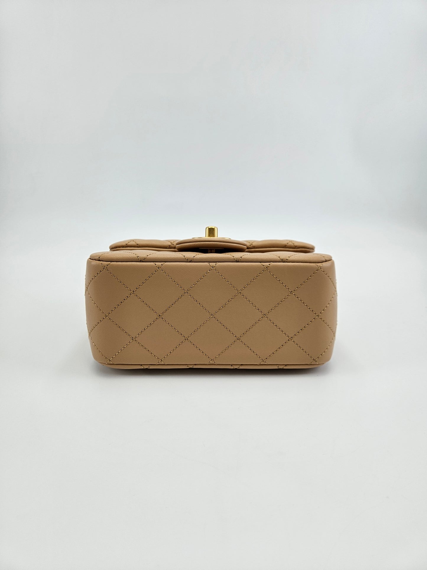 Chanel Lambskin Quilted Mini Square Flap Bag