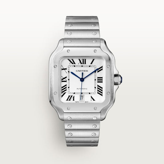 CARTIER SANTOS LARGE WHITE WSSA0018