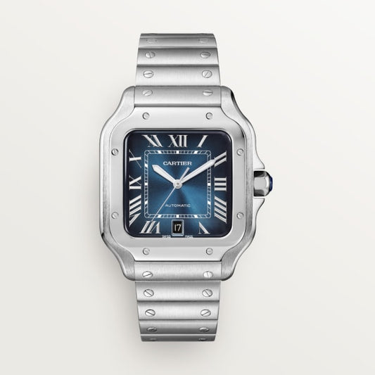 CARTIER SANTOS LARGE BLUE WSSA0030