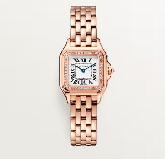 CARTIER PANTHER FULL GOLD DIAMOND RG SMALL WJPN0049