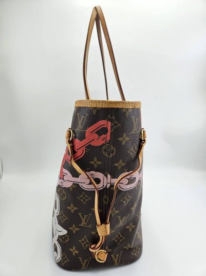 Louis Vuitton Neverfull Bay MM Shoulder Bag Monogram Canvass