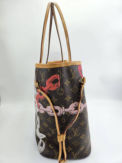 Louis Vuitton Neverfull Bay MM Shoulder Bag Monogram Canvass