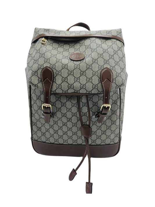 Gucci GG-Supreme Leather Backpack