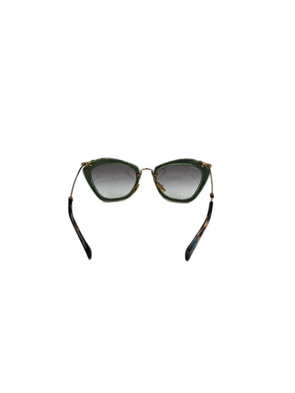 Miu Miu Noir Glitter Sunglasses