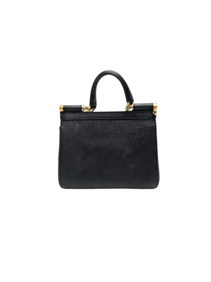 Dolce & Gabbana Black Leather Small Miss Sicily