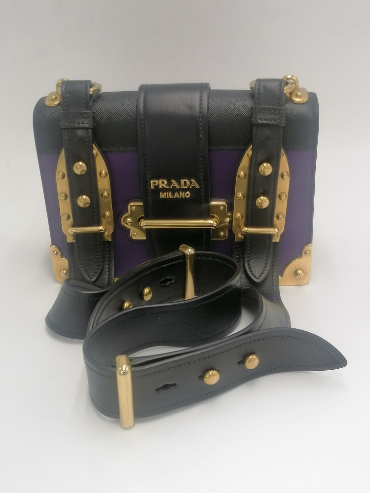 Prada Cahier Leather Bag