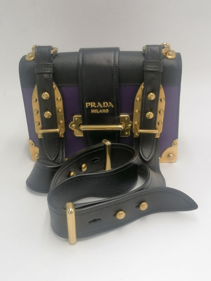 Prada Cahier Leather Bag