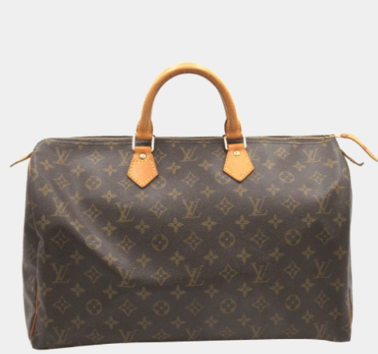 Louis Vuitton Monogram Canvas Speedy 40 Top Handle Bag