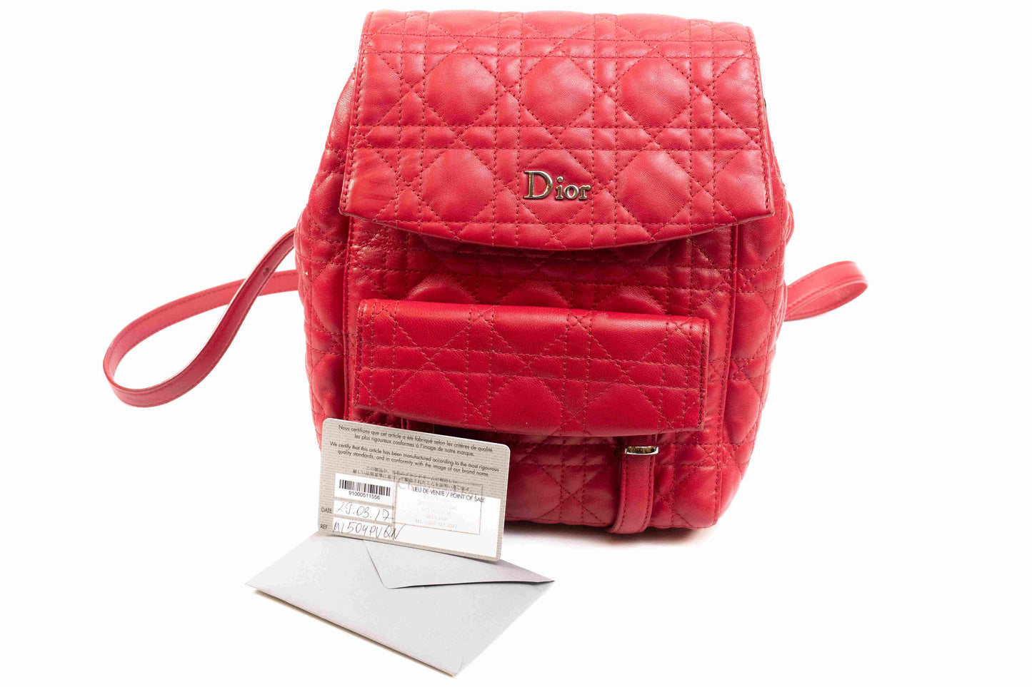 Christian Dior Small Quilted Cannage Stardust Backpack