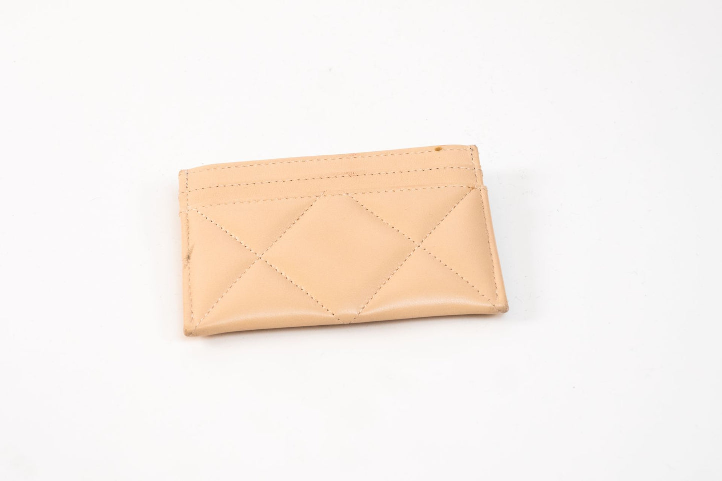 Chanel 19 Quilted Leather Card Holder