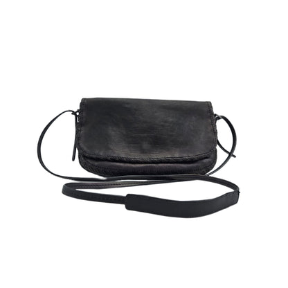 Patent Goatskin Intrecciato Shoulder Bag