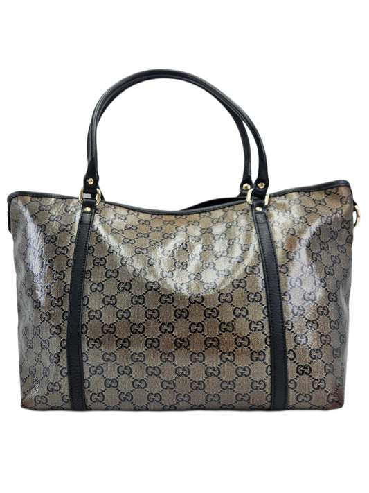 Gucci Guccissima Imprint Coated Canvas Joy Tote