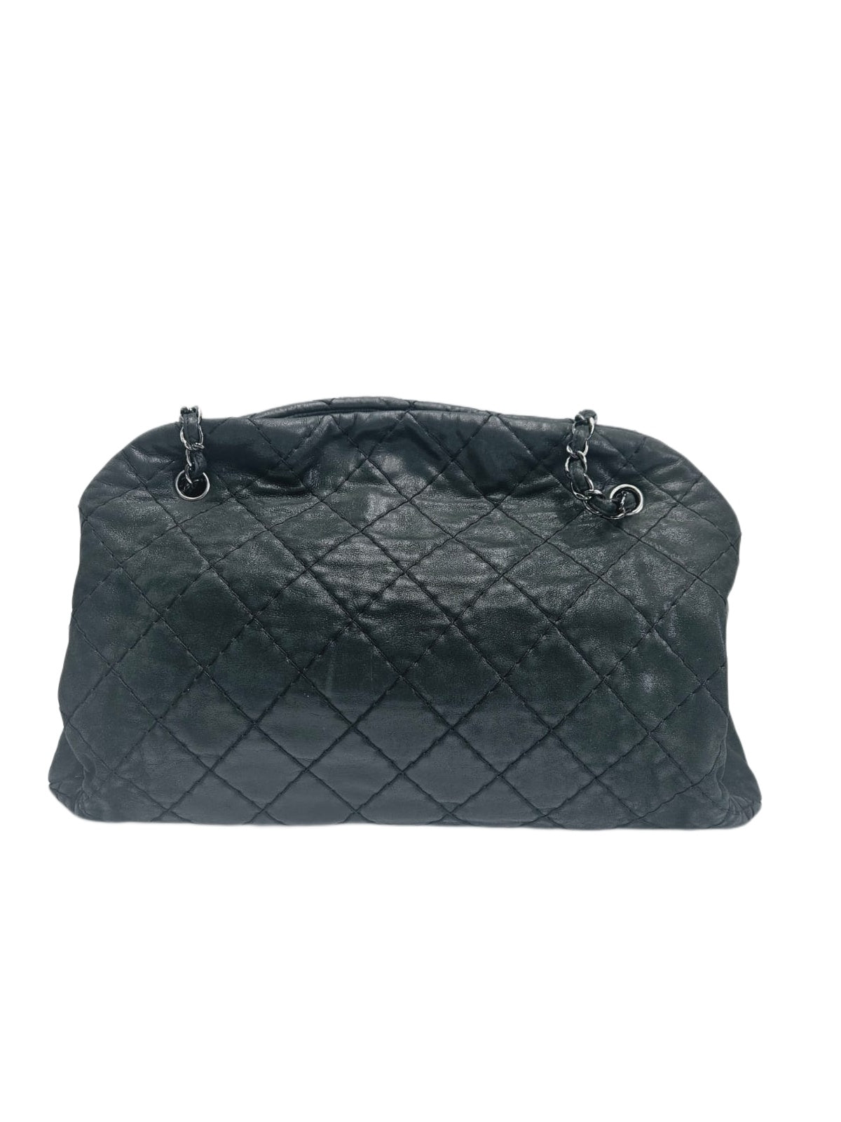 Chanel Black Just Mademoiselle Bowler Bag