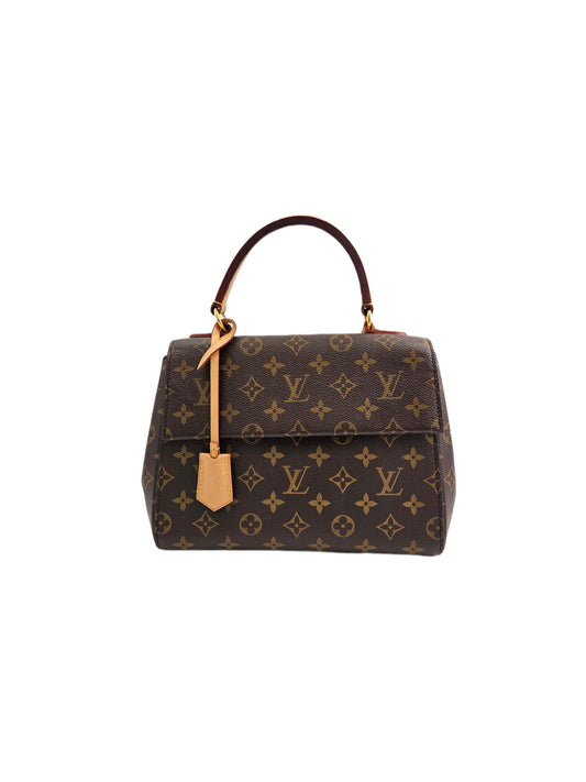 Louis Vuitton Cluny Monogram Canvas Leather Bag