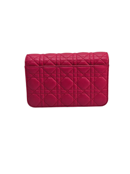 Christian Dior Lambskin Cannage Miss Dior Promenade Pouch