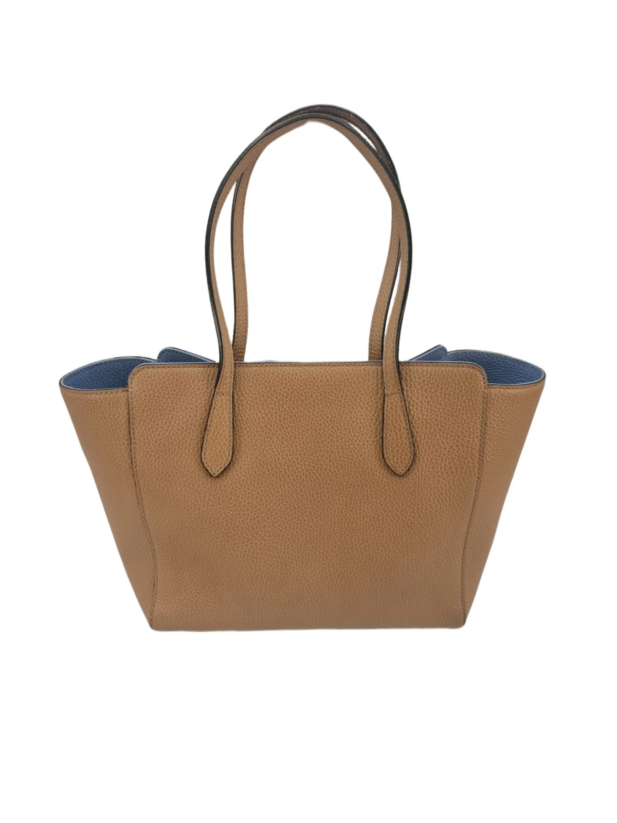 Gucci Beige Leather Small Swing Tote