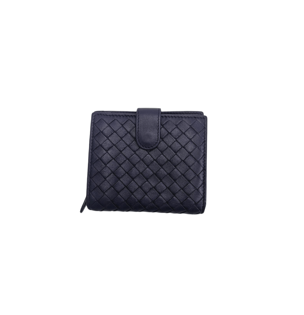 Bottega Veneta Intrecciato Leather Folded French Wallet