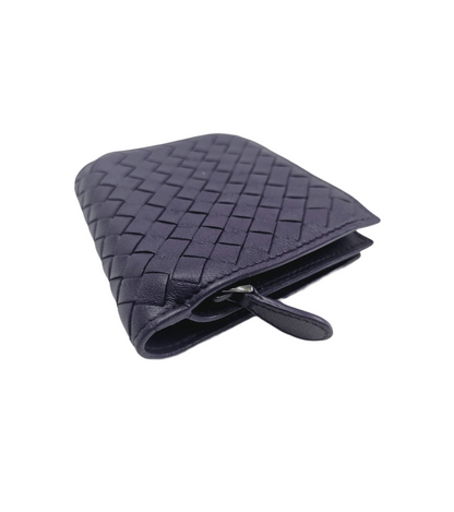 Bottega Veneta Intrecciato Leather Folded French Wallet