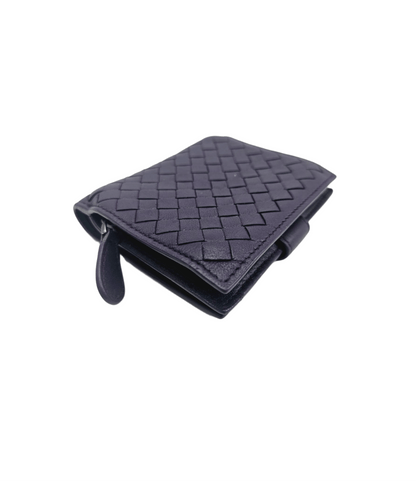 Bottega Veneta Intrecciato Leather Folded French Wallet