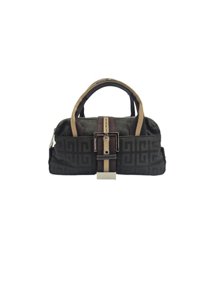 Givenchy Monogram Nylon and Leather Satchel