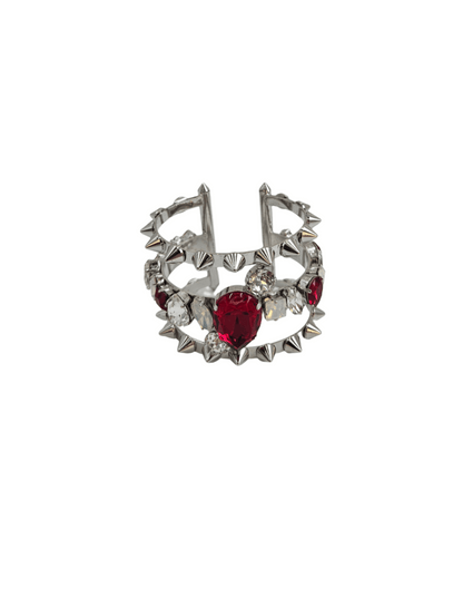 Philipp Plein Crystal Spike Cuff Bracelet