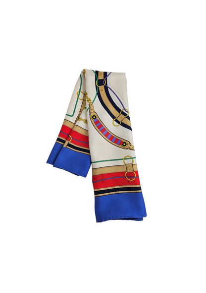 Celine Multicolor Printed ScardSilk Scarf