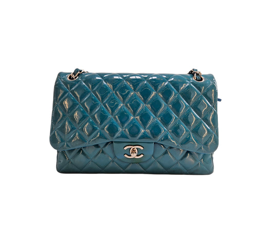 Chanel Patent Jumbo Double Flap Bag