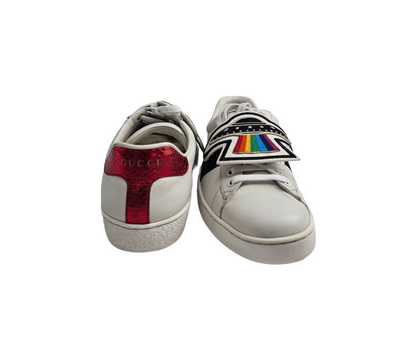 Gucci Ace Removable Patches Sneaker Size EU 38