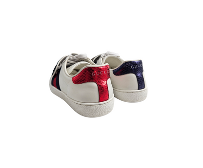 Gucci Ace Removable Patches Sneaker Size EU 38