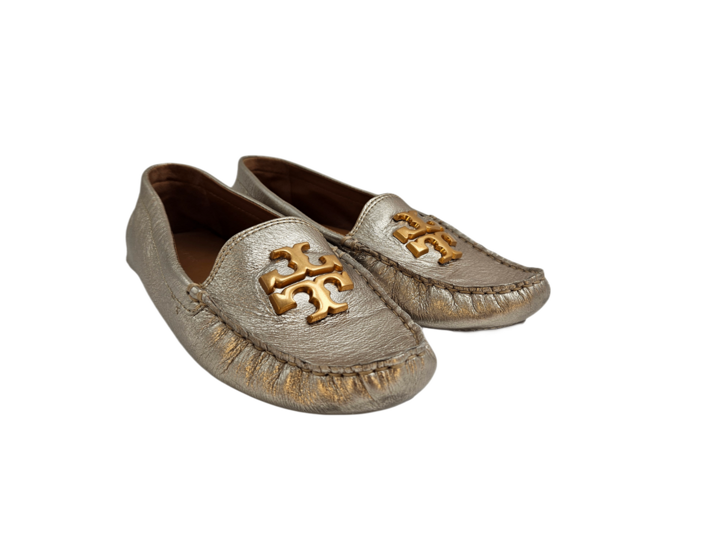 Tory Burch Silver Loafer Size EU 41