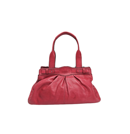 Coach Leather Garnet Handbag