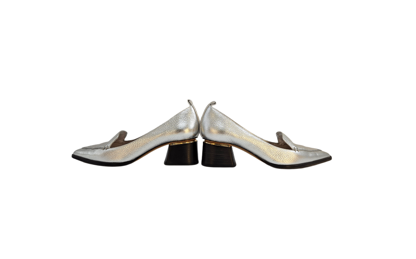 Nicholas Kirkwood  Leather Beya Block Heel Pumps Size EU 40