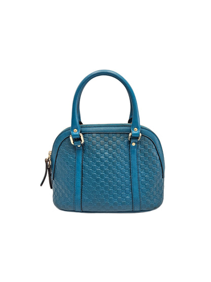 Gucci Blue Microguccissima Leather Mini Nice Dome Bag