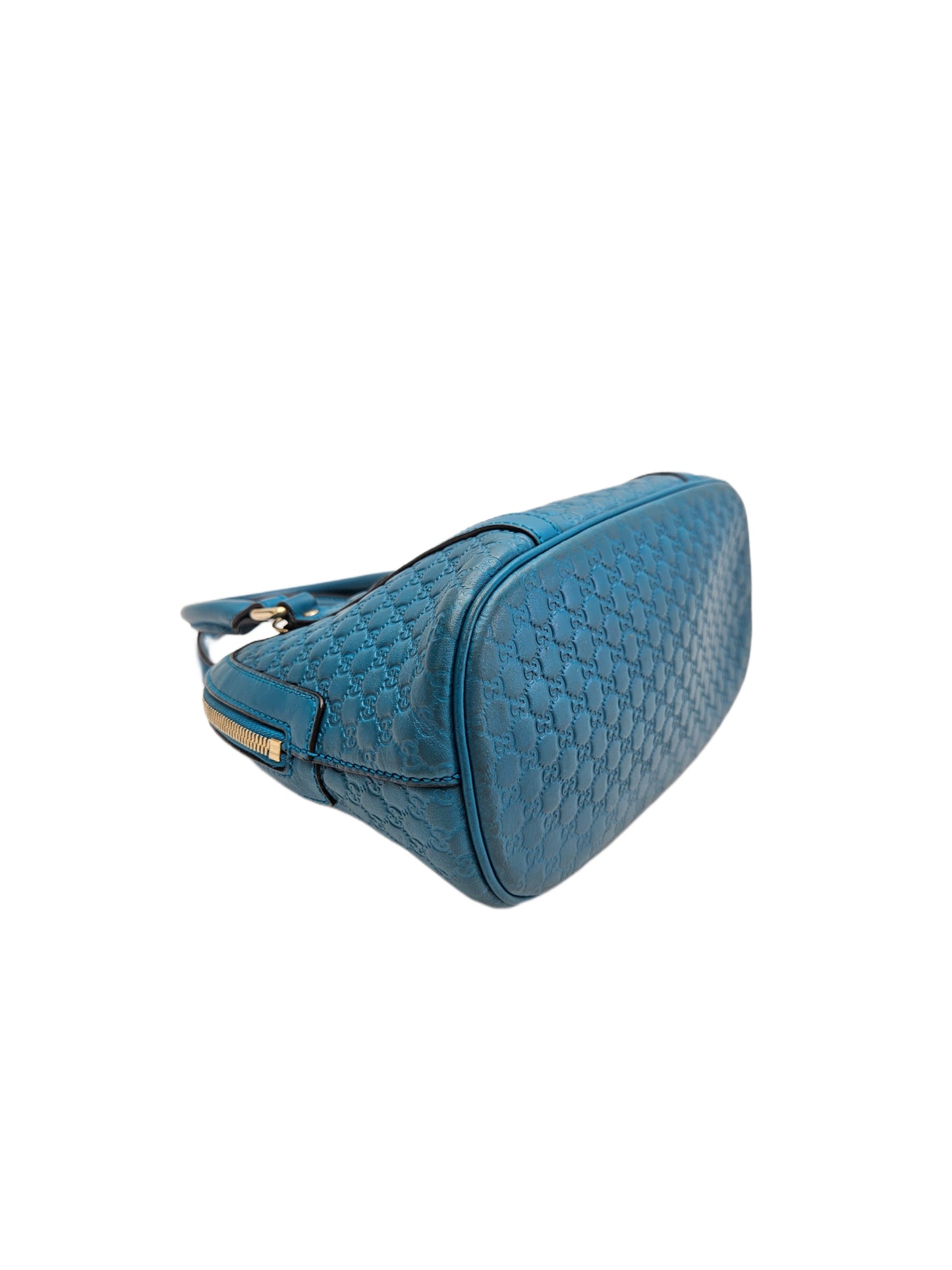 Gucci Blue Microguccissima Leather Mini Nice Dome Bag